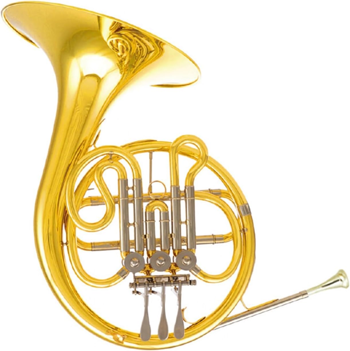 4 Key French Horn Small Single Row French Horn Suitable For Beginners To Practice