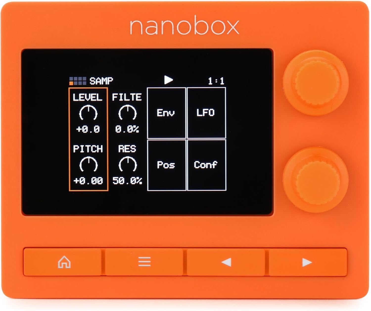 1010music Nanobox Tangerine Sampler Module