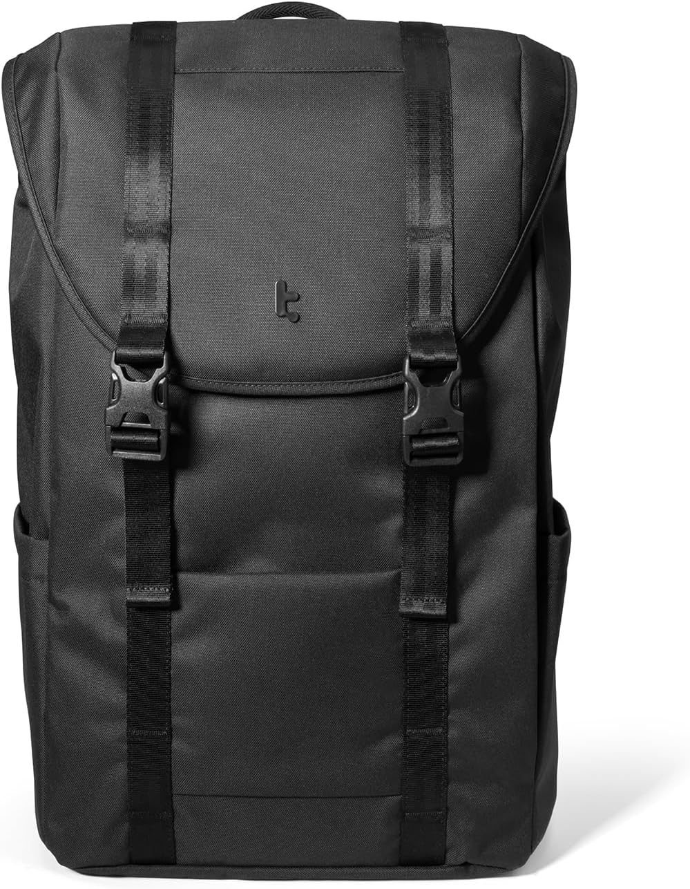 tomtoc Flap Laptop Backpack, Lightweight, Water-Resistant Casual Daypack, Durable Work-pack, Vintage Classic Rucksack for 13-15.6 Inch Laptop, perfect for Campus, Street, 22L, Dark