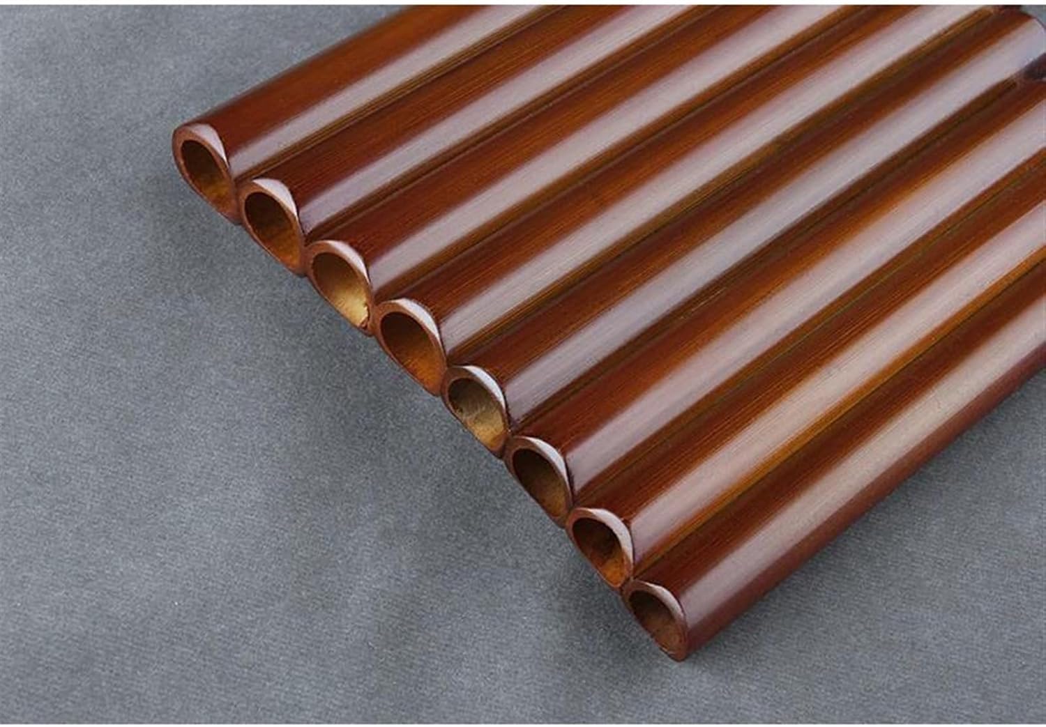 Maroon 10 Pipes Pan Flute Woodwind Instrument Chinese Traditional Musical Instrument (Color : Right)