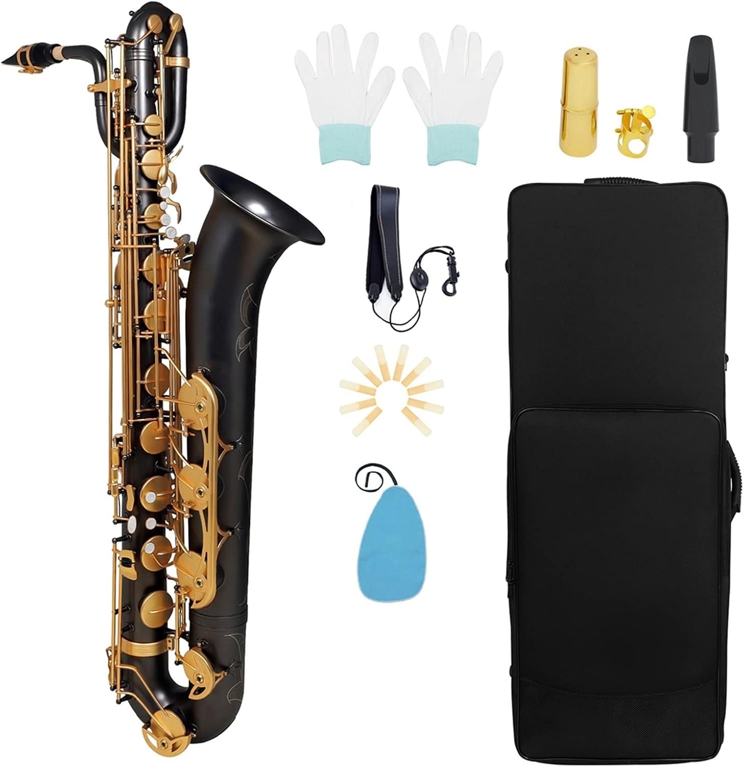 Baritone Saxophone Brass Body E Key Professional Alto Saxophone