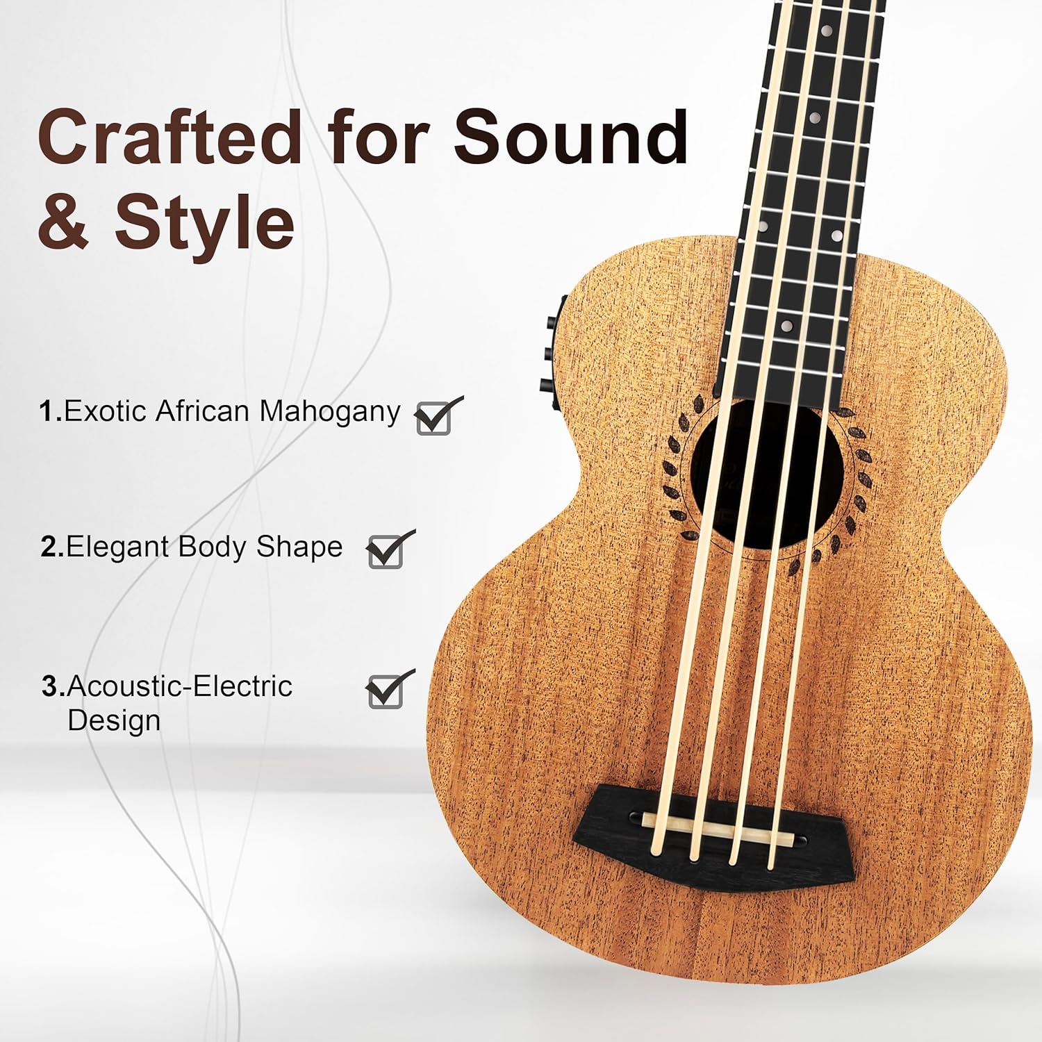 Caramel UEM48 Laminated Mahogany 30