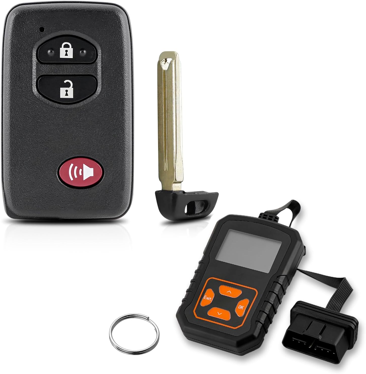 5290 Remote Smart Key Fob Replacement DIY Kit for Toyota 4Runner Toyota Prius Venza 2011-2016 Keyless Entry Remote HYQ14ACX GNE 271451-5290
