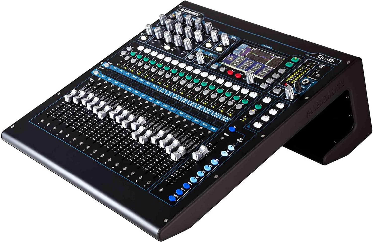 Allen & Heath QU-16C Rack Mountable Compact Digital Mixer, Chrome Edition