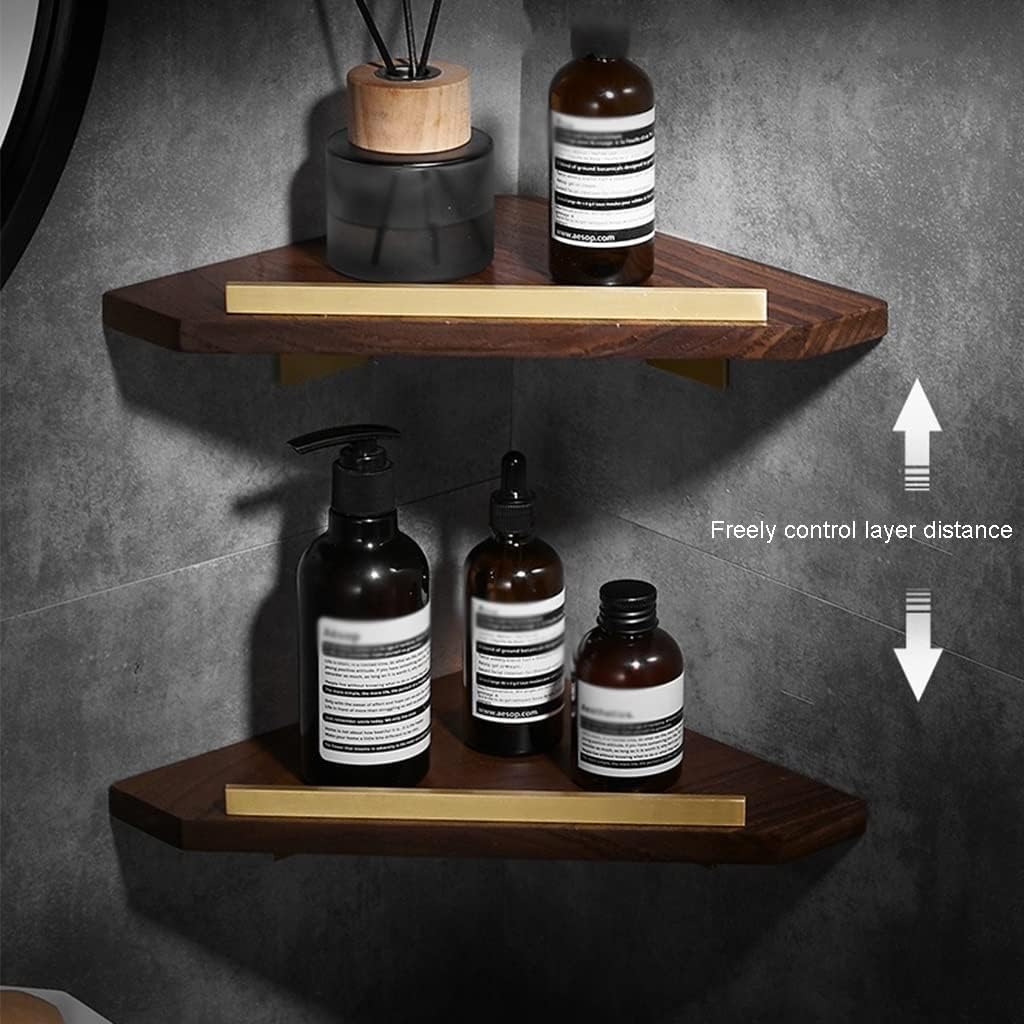 Shower Caddy Corner Shower Caddy Organizer Basket, Wall Mount Bathroom Shelf Holder Storage Rack Bathroom Organizer (Size : 2 layer)