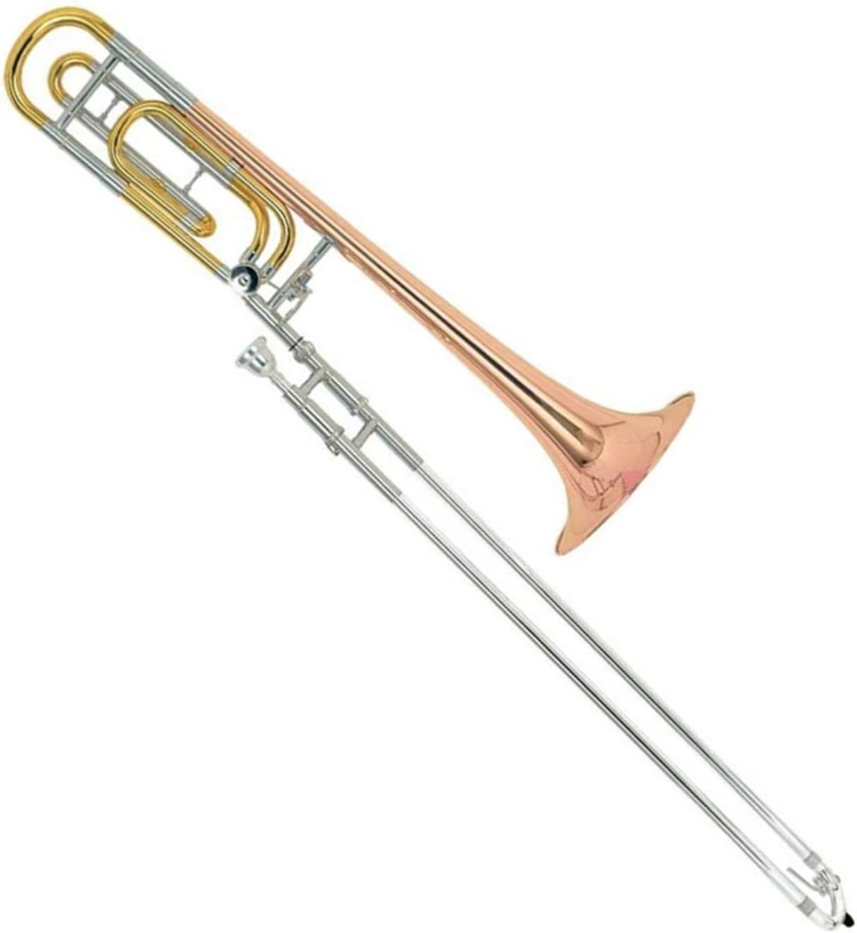 FLFL Student Trombone Gold Brass Bell Tenor Tuning Slide Trombone