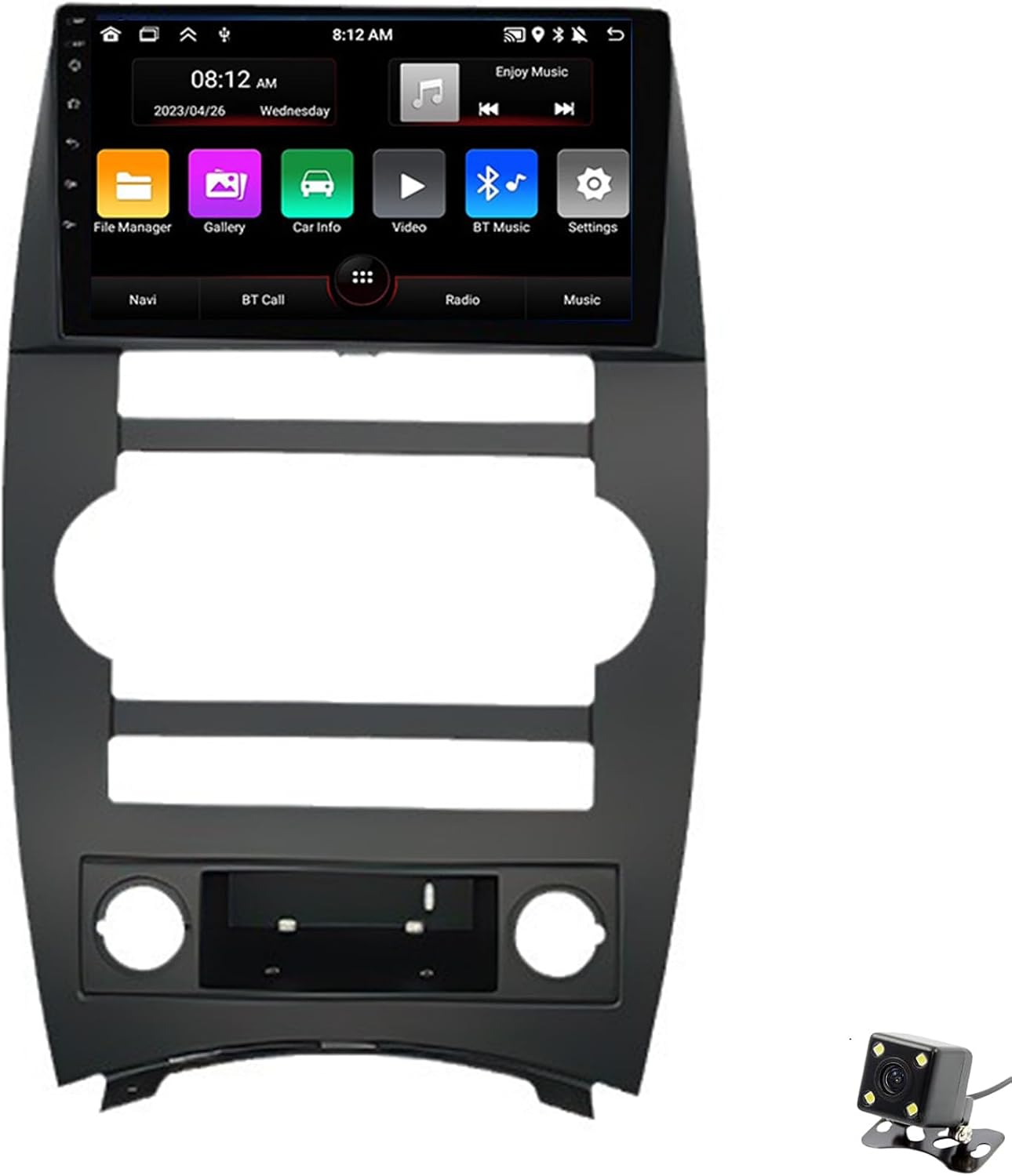 ADMLZQQ Double Din Car Stereo Multimedia with Bluetooth and 9