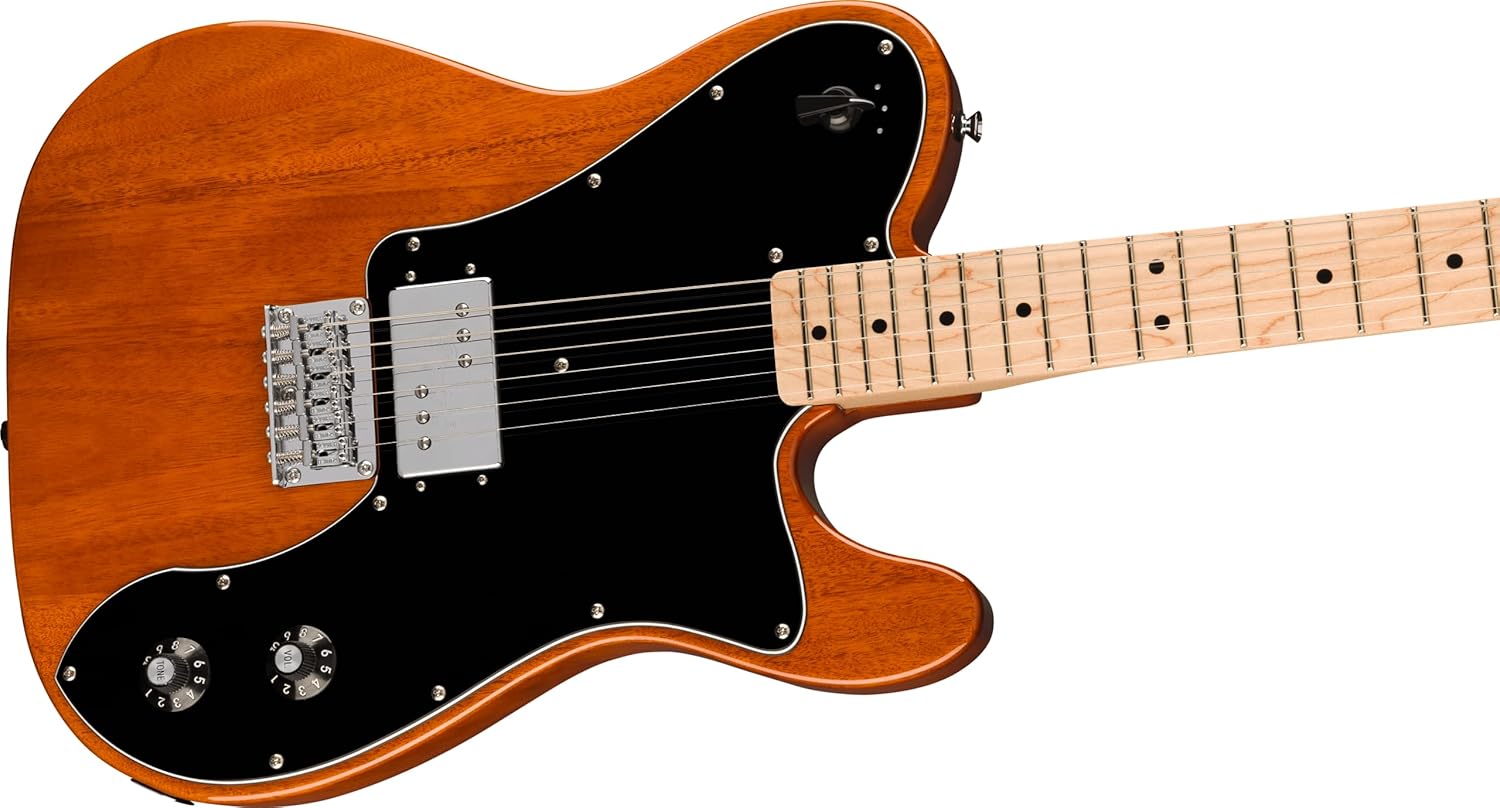Fender Paranormal Esquire Deluxe, Maple Fingerboard, Black Pickguard, Mocha