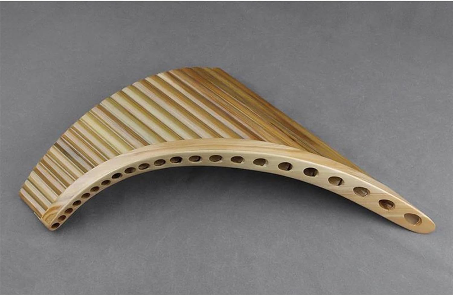 pan flute for beginners Chinese Traditional Musical Instrument 22 Pipes Pan Flute C Key Pan Pipes Woodwind Instrument Pan Flute In C Key (Color : Left)