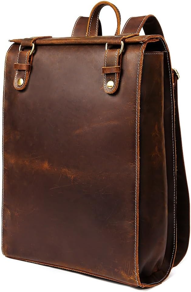 Men's Hiking Backpack Durable Travel Rucksack for Camping & Outdoor Activities Large Capacity Laptop Daypack (Brown)