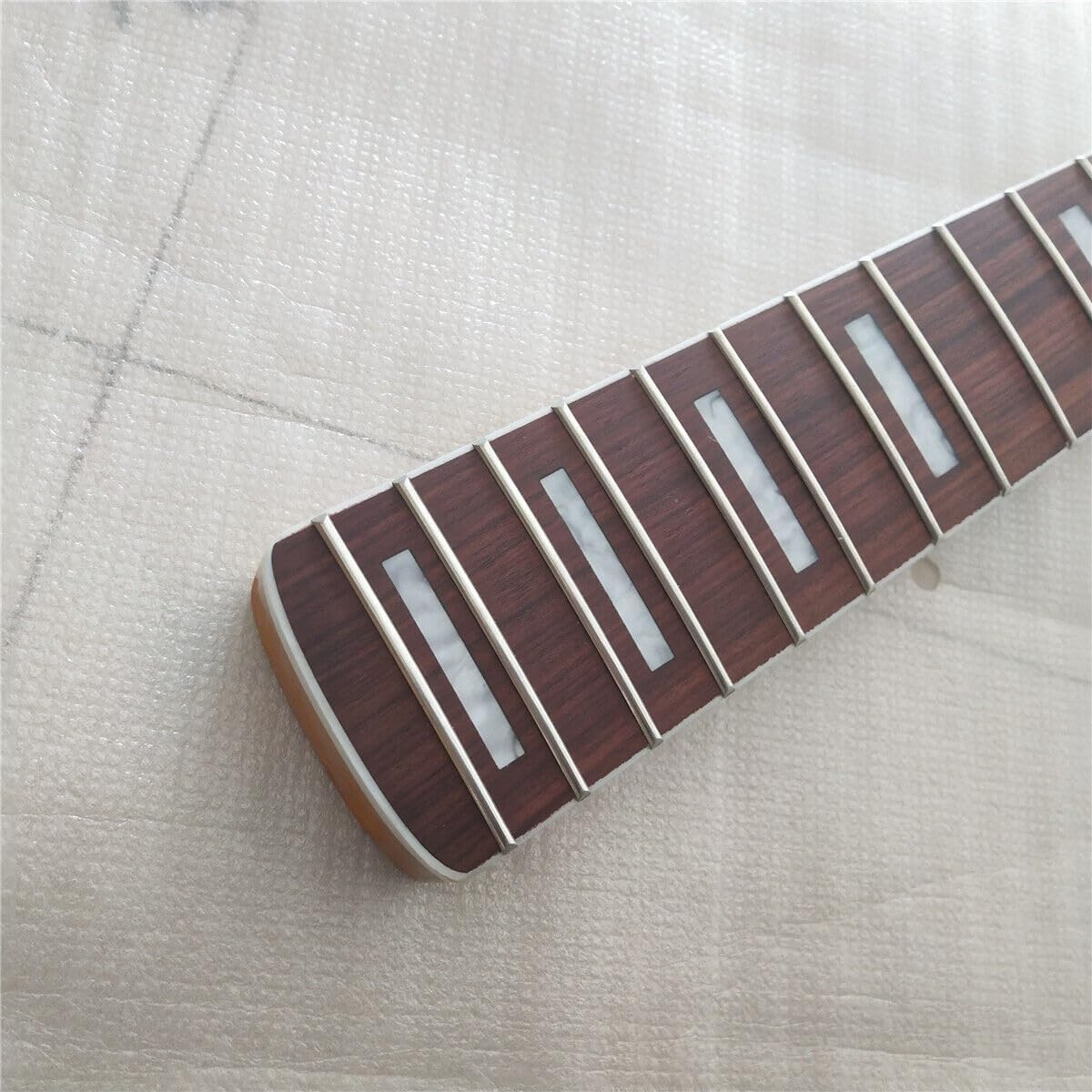 Yeloow Jazz BASS Guitar Neck Maple 21 Fret Rosewood Fingerboard Inlay 4 String