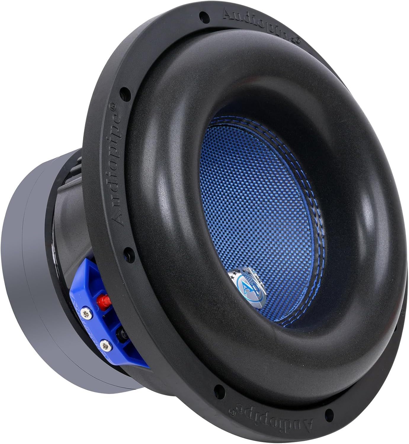 Audiopipe 1400 Watts 10 inch Subwoofer (TXX-BDD2-10), Double Stack, High Power, Paper and Fiberglass Composite Cone, Air Cushion Foam, Multi-Connect, 2 * 4 Ohms