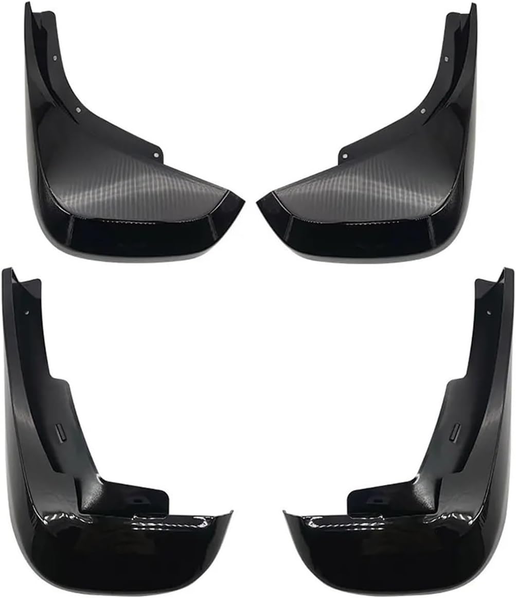 4X Glossy Black Mud Flaps Splash Car Fender Mudguard Front Rear Compatible For Land Rover Defender L663 2020-2023 Accessories Protector