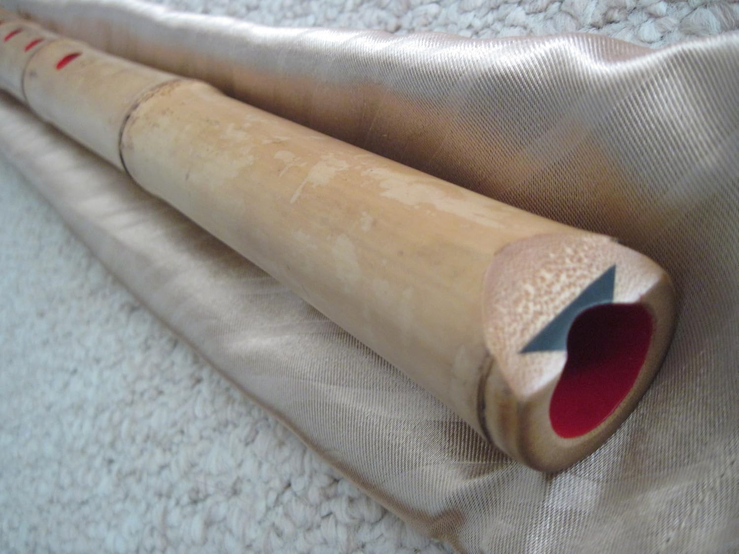 1.6 Pentatonic Shakuhachi with Root End 5 Holes Kinko Wudaguji inlet with buffalo horn flake- Traditional Zen Instrument