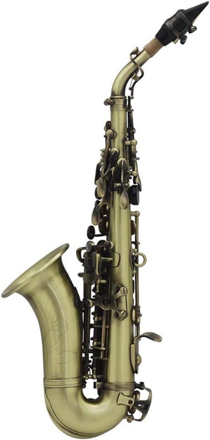 Saxophone Woodwind Instrument Brass Material Bb B Flat with Musical Instrument Accessories