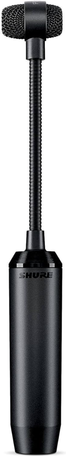 Shure PGA98D Condenser Microphone - with Cardioid Pick-up Pattern,Condenser Gooseneck Drum Microphone with AP98DM Drum Mount, No Cable (PGA98D-LC)