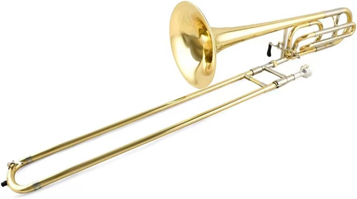 Adult Trombone Instrument Tenor Trombone Instrument B Flat To F Key With Light Box