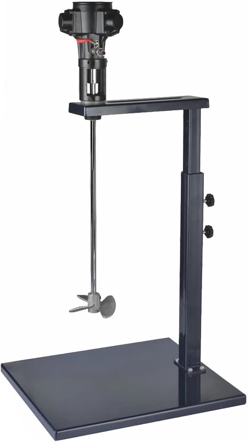 5 Gallon Pneumatic Agitator, Paint Mixer with Stand, 2600r/min Paint Stirring Machine for Mixing Plaster Paint Mortar Glue (Blck)