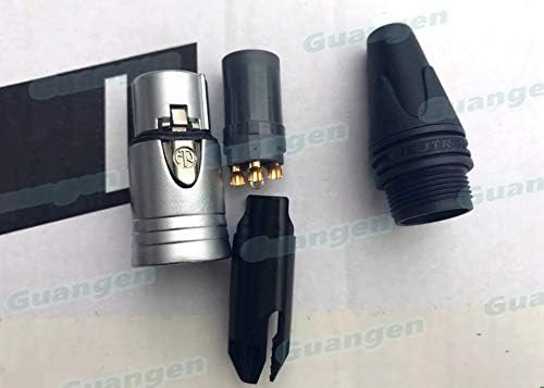 Davitu Electrical Equipments Supplies - 60pcs/lot 30pcs Male+30pcs Female Neutrik Style XLR 3-Pin Cannon Connector MIC Male connector - (Color: Black)