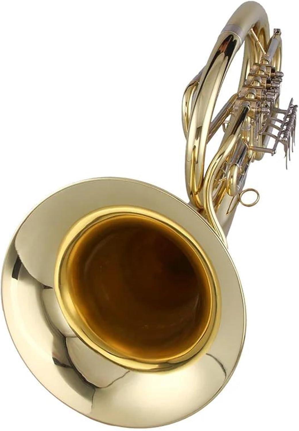 Beginner euphonium Gold Lacquer 4 Piston Rotary Euphonium With Bb Tone