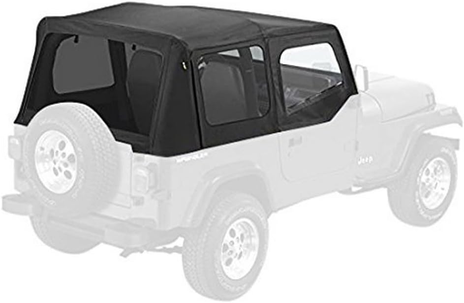Bestop 51132-15 Replay Black Denim Tinted Window for Jeep Wrangler