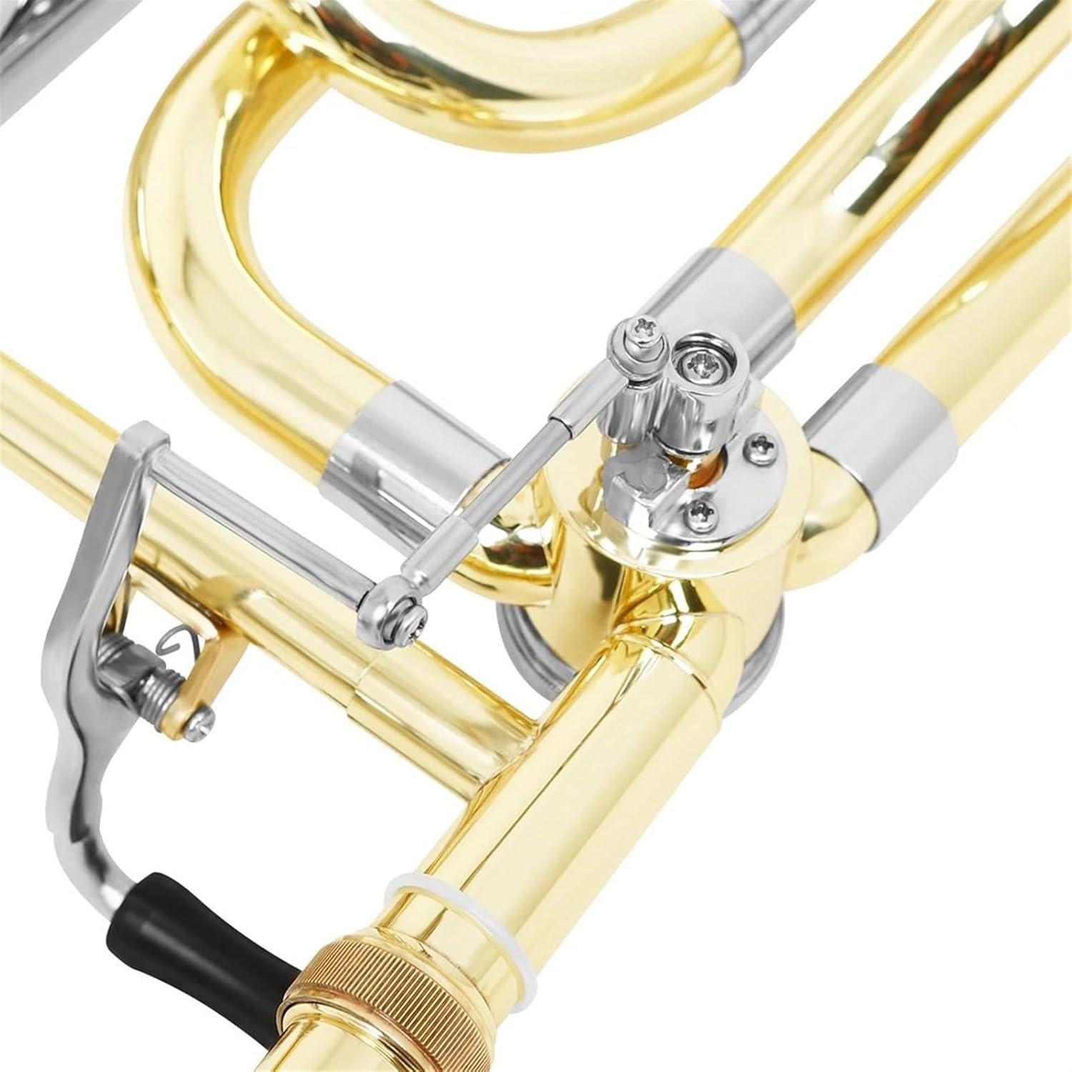 Professionals euphonium Tenor Alto Trombone Brass Bb Tone B Flat Wind Instrument With Trombone Cupronickel Mouthpiece Accessories(Tenor Trombone)