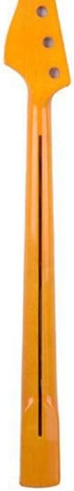 21 Frets Electric Bass Guitar Neck Maple Fingerboard Guitar Accessories Parts Glossy Musical Instruments