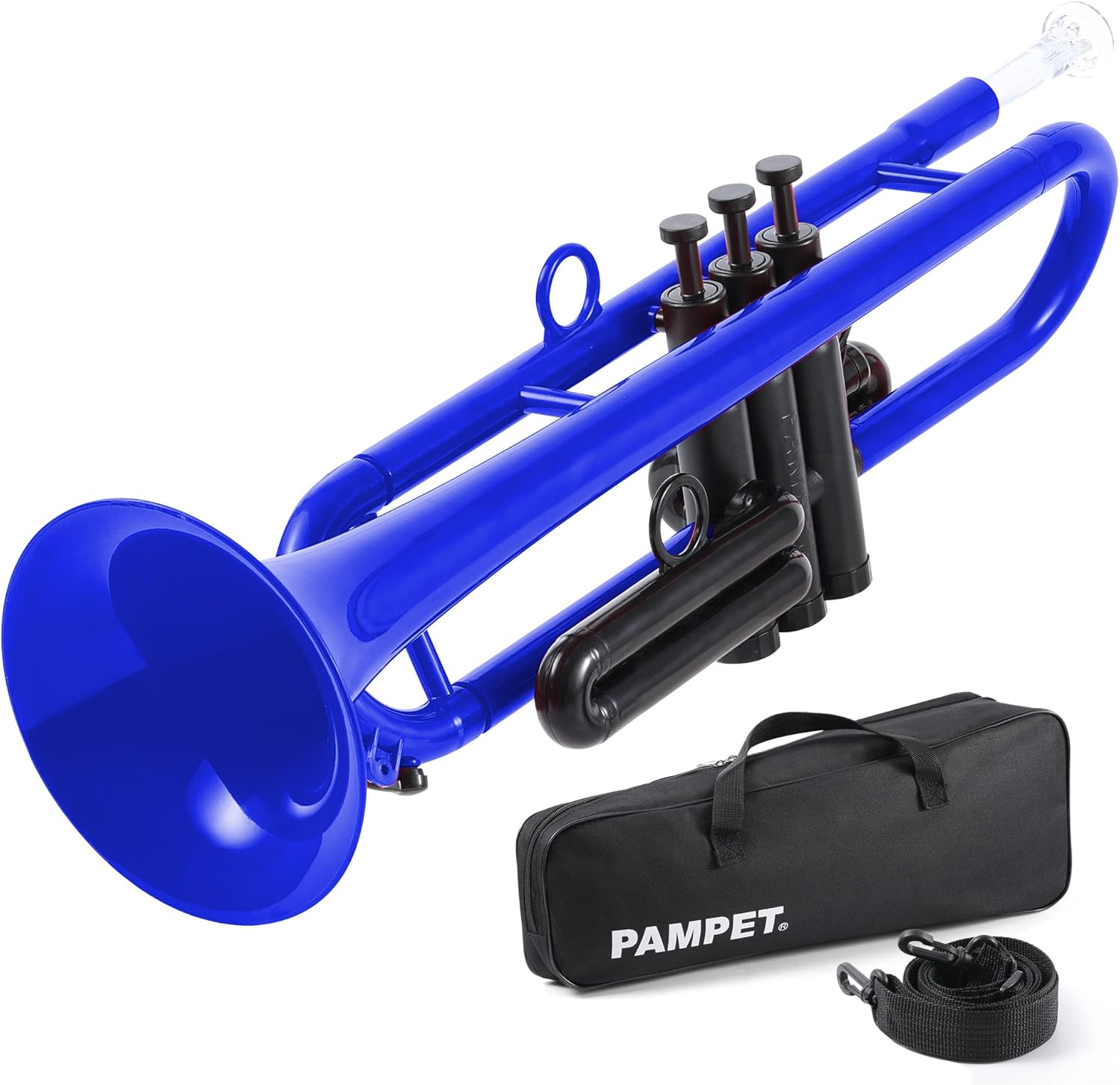 Professional Plastic Bb Trumpet Standard Trumpet Set for Student Beginner MirTra Small Embouchure Training Device Mirror For All Brass Instruments Adapted Trumpet,Trombone,French Horn,Euphonium,etc