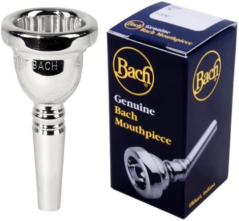 Bach 35019 Small Shank Tenor Trombone Mouthpiece, Silver Plated, 19 Cup Medium Deep