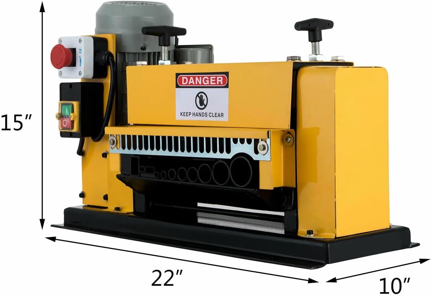 1-38mm Wire Stripping Machine Copper Cable Stripper Scrap Recycle Tool Automatic Electric Wire Stripper WIth 10 Blades with Efficiency