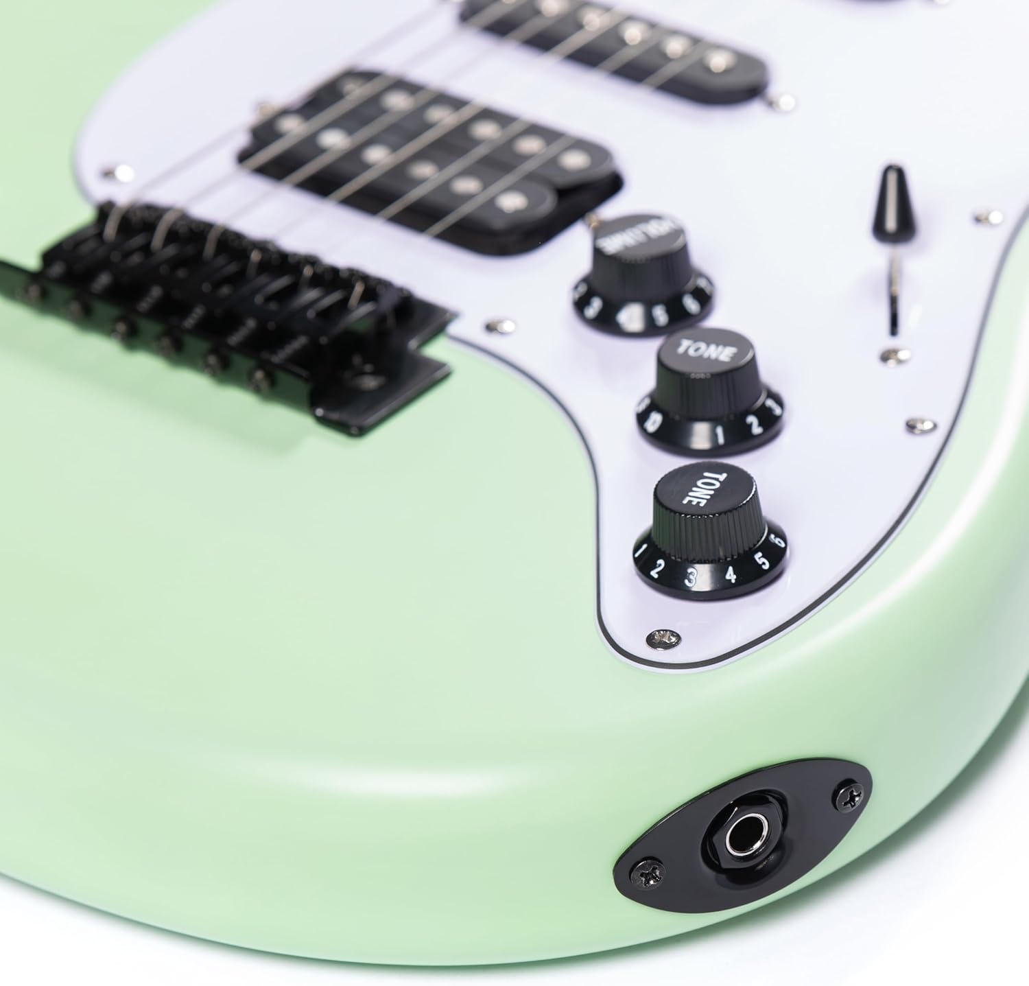 Grote Electric Solid Body Guitar Modern-GST For Beginners (Surf Green)
