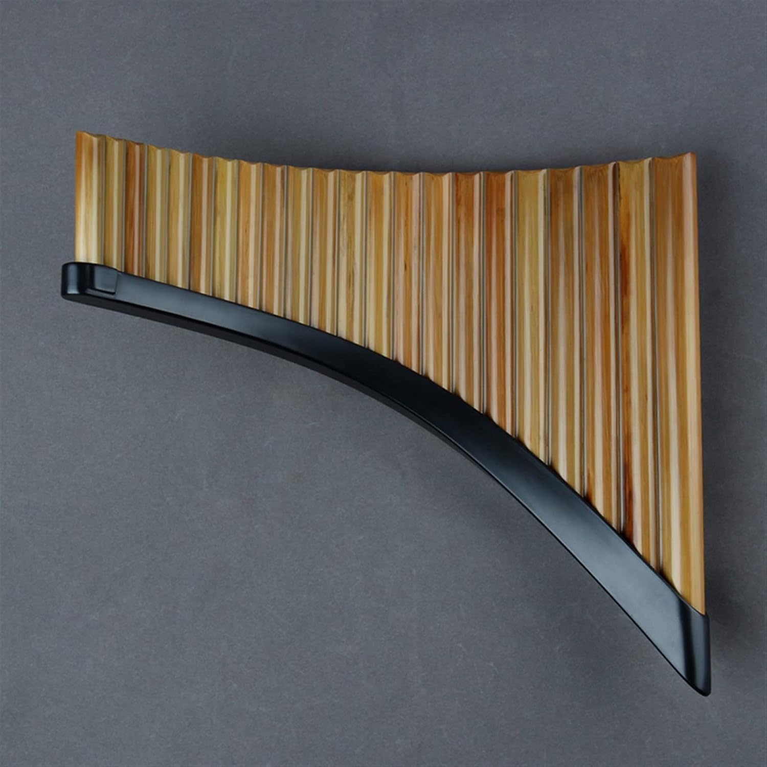 KESHUO 22 Tubes Pan Flute G Key Removable Tray Woodwind Instrument Handmade Pan Pipe Panpipes