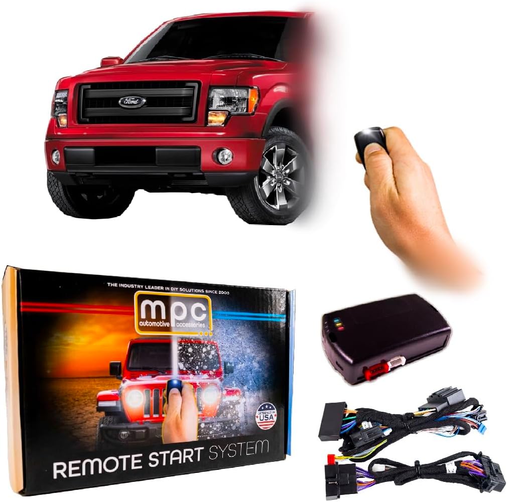 MPC Factory Remote Activated Remote Start Compatible with 2011-2014 Ford F-150 - Plug & Play - Key-to-Start - Gas