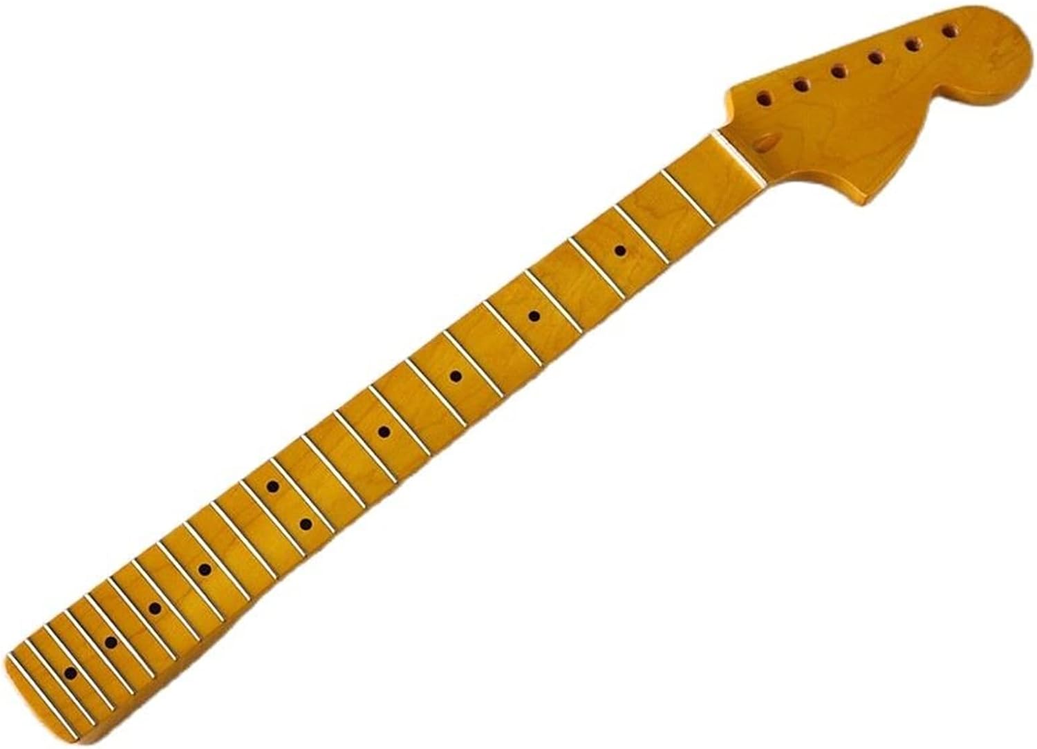 Big Head Yellow Guitar Neck High Gloss 6 Strings Electric Guitar Neck 22 Frets Electric Guitar Neck