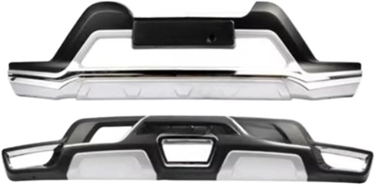 Compatible For Nissan X-Trail XTrail T32 2014 2015 2016 car bumper protection Plastic Front+Rear Bumper Guard Protector car accessories(A)