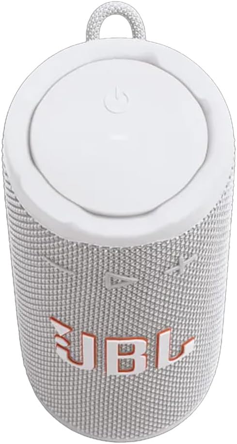 JBL Grip Compact Portable Bluetooth Speaker Bundle with gSport Case (White)