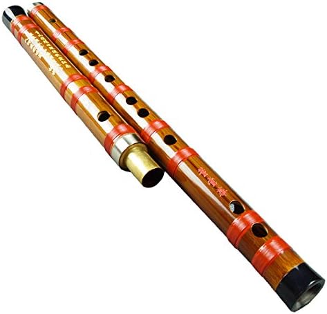 OrientalMusicSanctuary ATTESTED: Dong Xue Hua Pofessional BASS Dizi Model 8881 - MELLOW BASS Chinese Bamboo Flute (Key of bB (Bass))