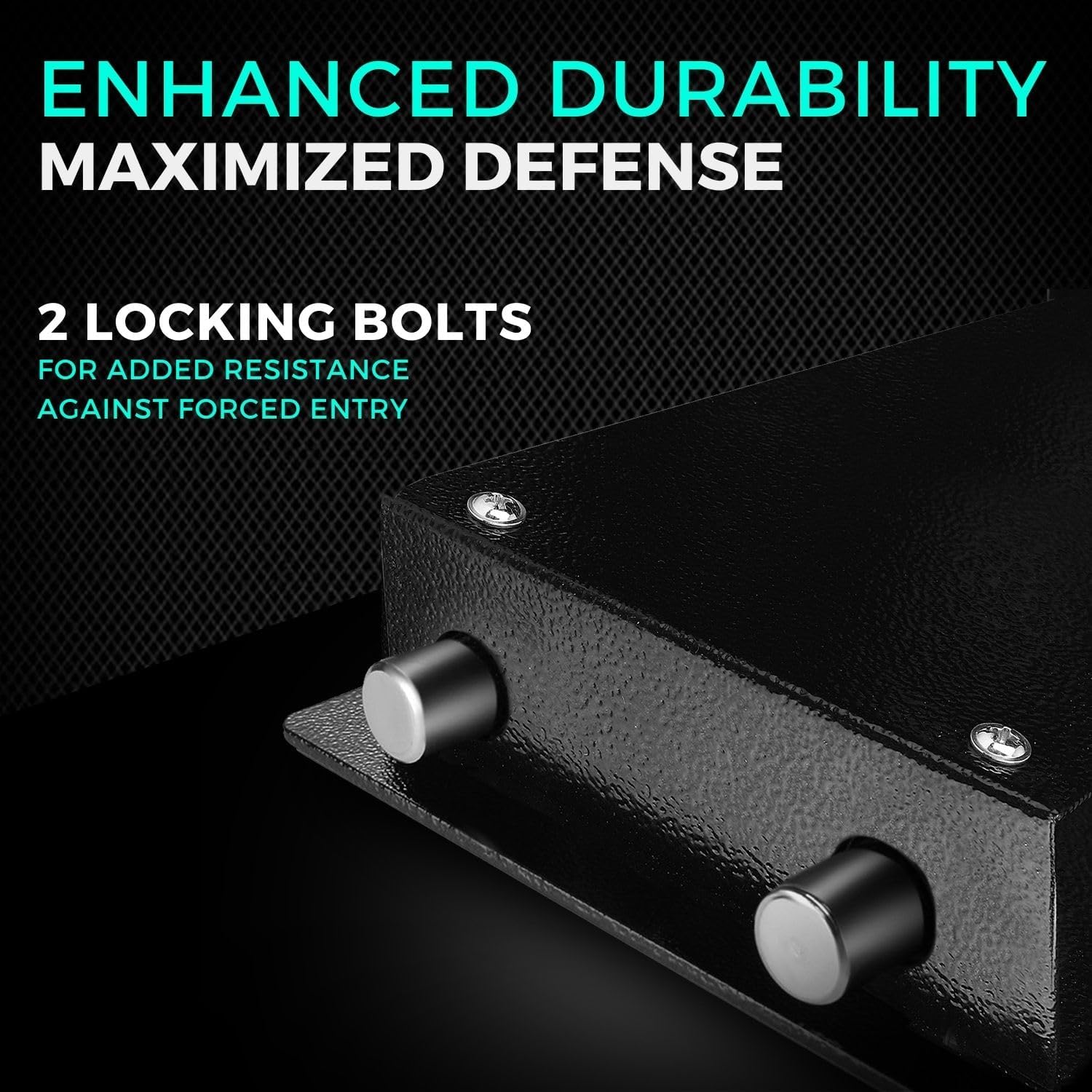 Flexzion Key Box Wall Mount With Code, Key Cabinet, Key Deposit Slot, 40 Key Holder Organizer Locker Case, Colored Key Tags Wall Mounted Lock Box For Keys Storage (Black)