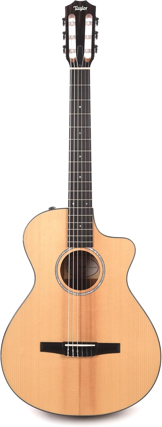 Taylor 212ce-N Plus Grand Concert Acoustic-electric Nylon-string Guitar - Natural