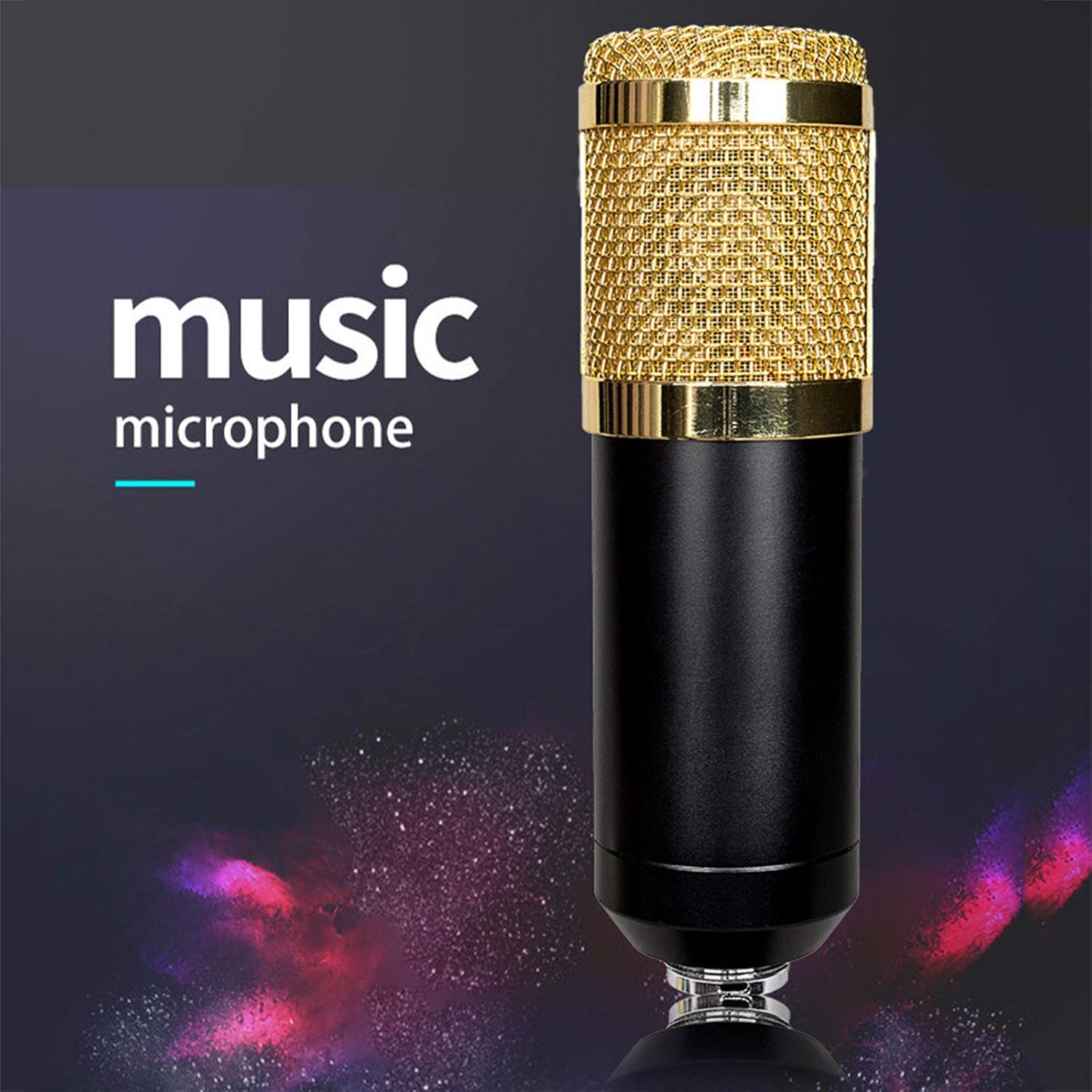 Condenser Microphone Bundle,Multifunctional Sound Card Live External Mixer Universal Broadcast Voice Changer for Music Recording Karaoke Singing Broadcast on Cell Phone Computer