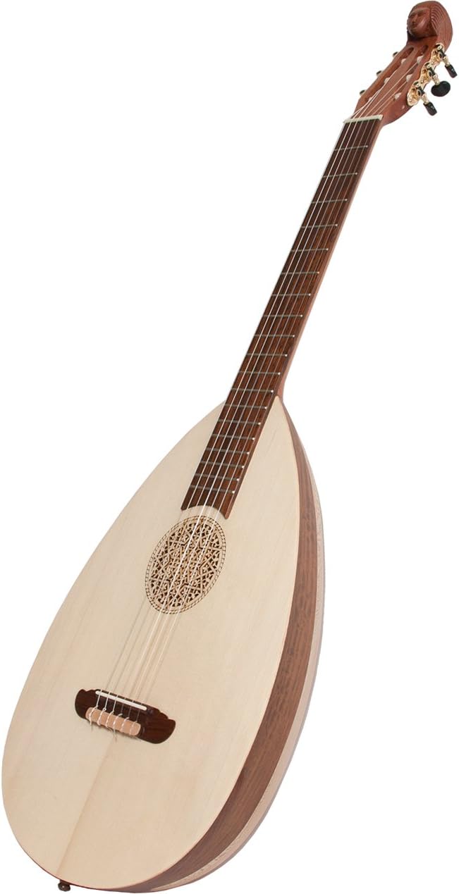 Roosebeck Lute-Guitar, 6 String, Variegated, Gears