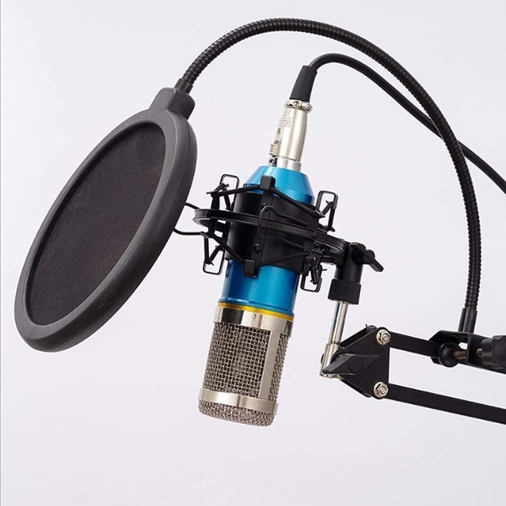 Condenser Microphone Live Streaming Equipment Kit Computer Recording Anchor for Voice Recording, Podcasting, Gaming, Blue