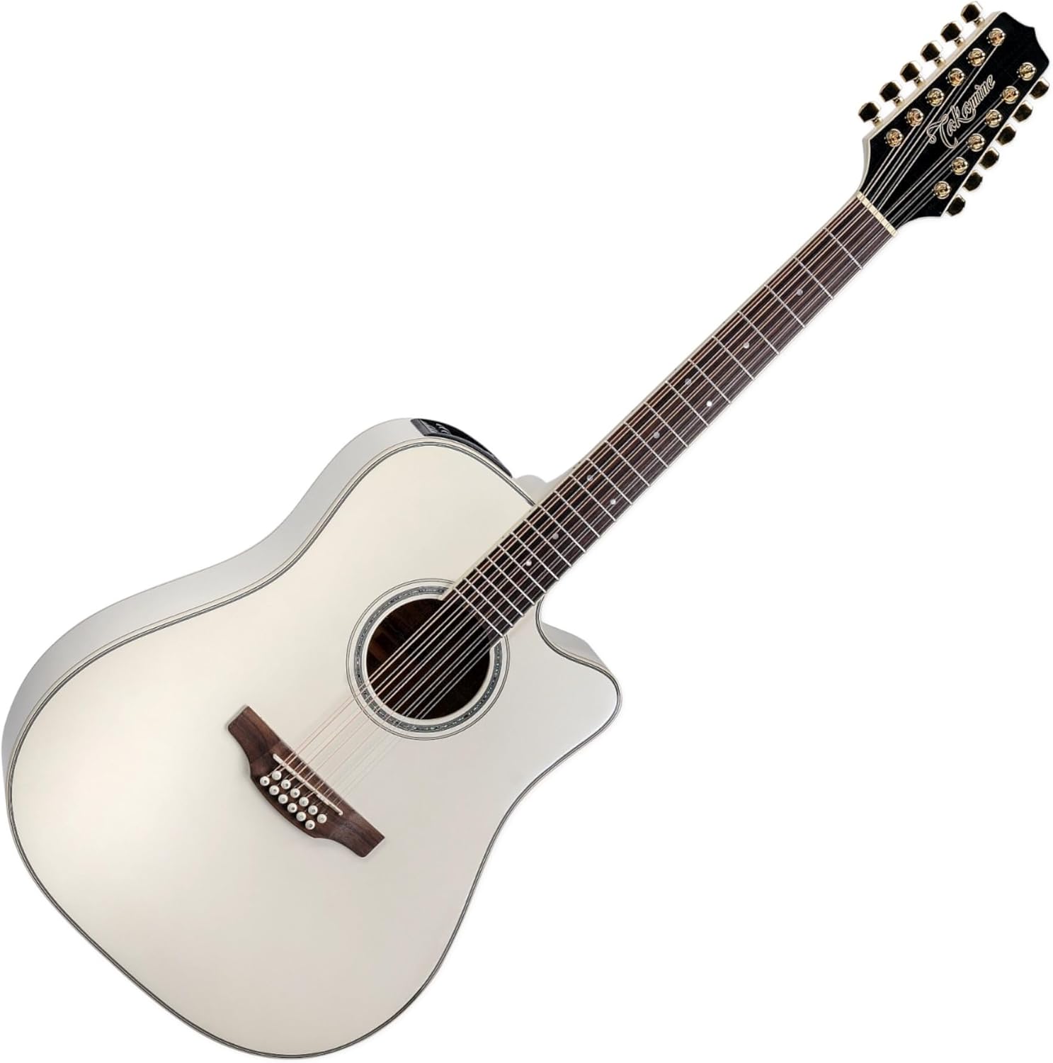 Takamine GD-37CE PW 12-string Acoustic-electric Guitar - Pearl White