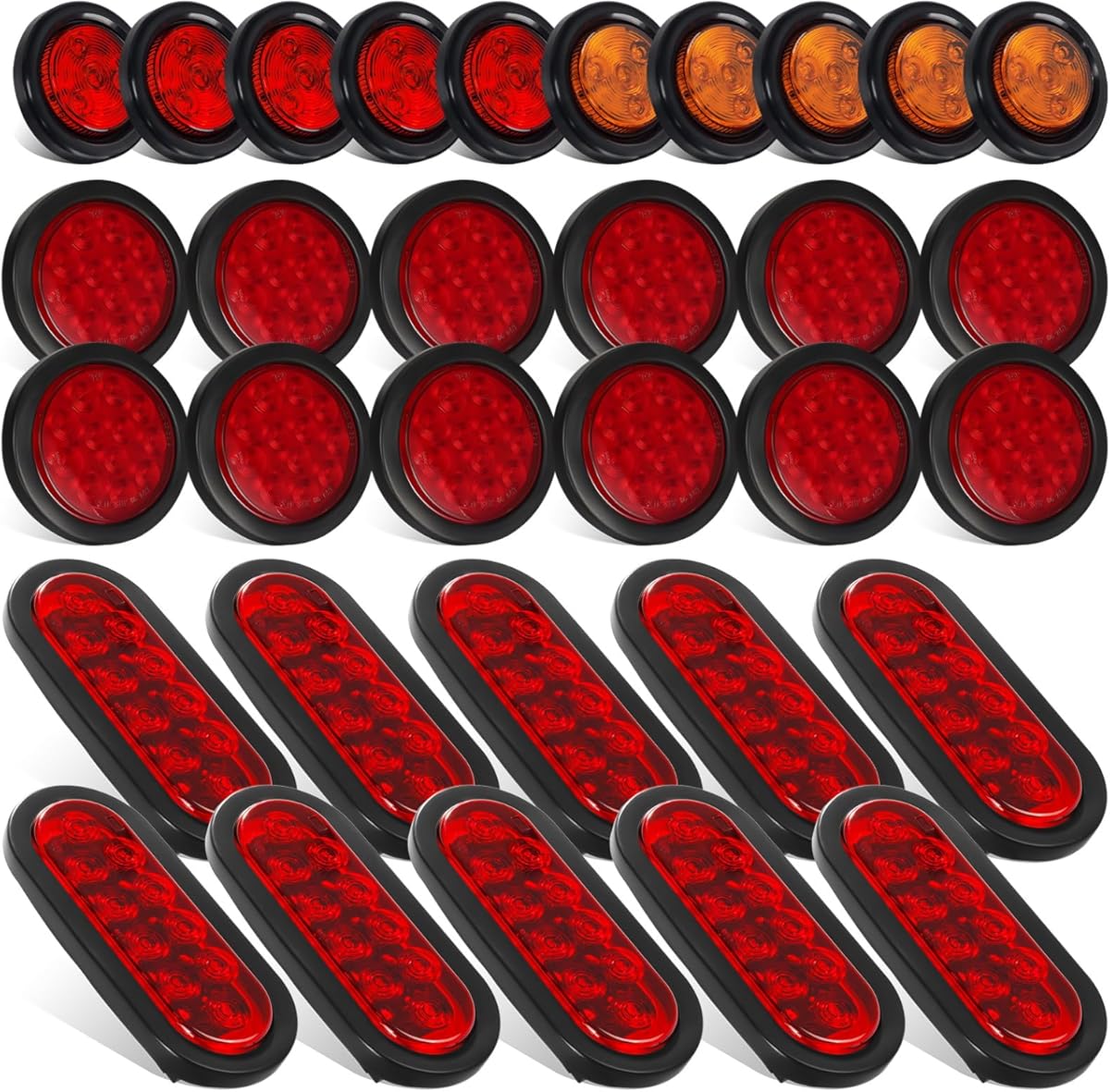 Partsam 5 Amber 5 Red 2