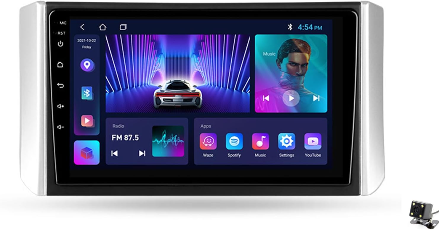 Car-Play & Android Auto Car Stereo Receiver, Android 12 Ultra-Thin Car Radio, Compatible with Mitsubishi Xpander 2017-2020, Bluetooth 5.0/5 Sets of UI, 9'' Touchscreen FM RDS SWC Camera