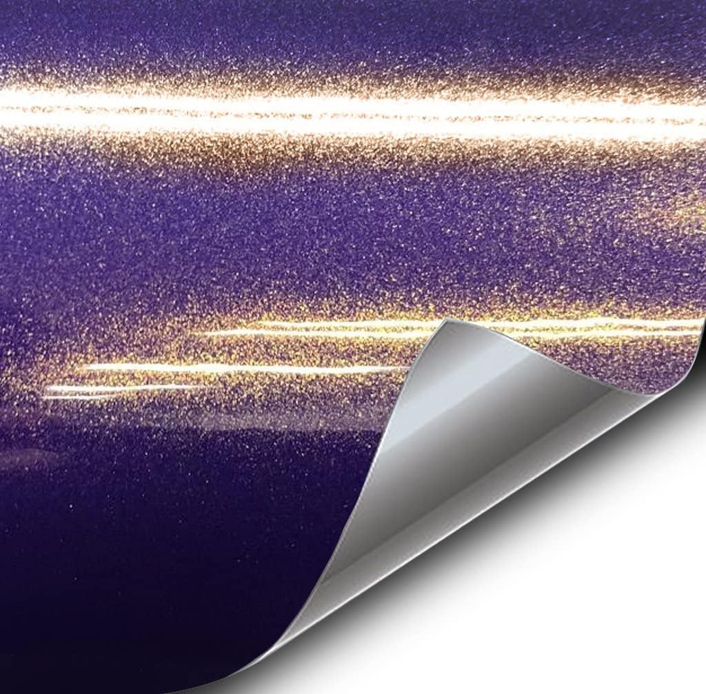 VViViD+ Gloss Galaxy Purple Premium Vinyl Wrap Film (15ft x 5ft)