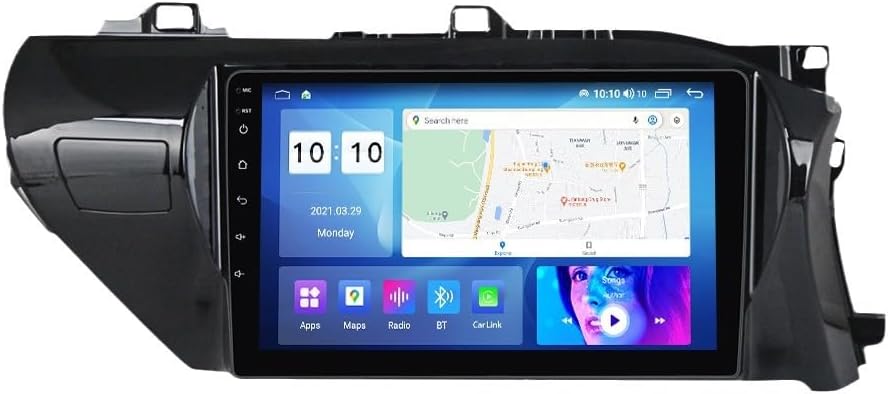 Generic Car Stereo Radio for Toyota Hilux 2015-2020 2G RAM+32G ROM…