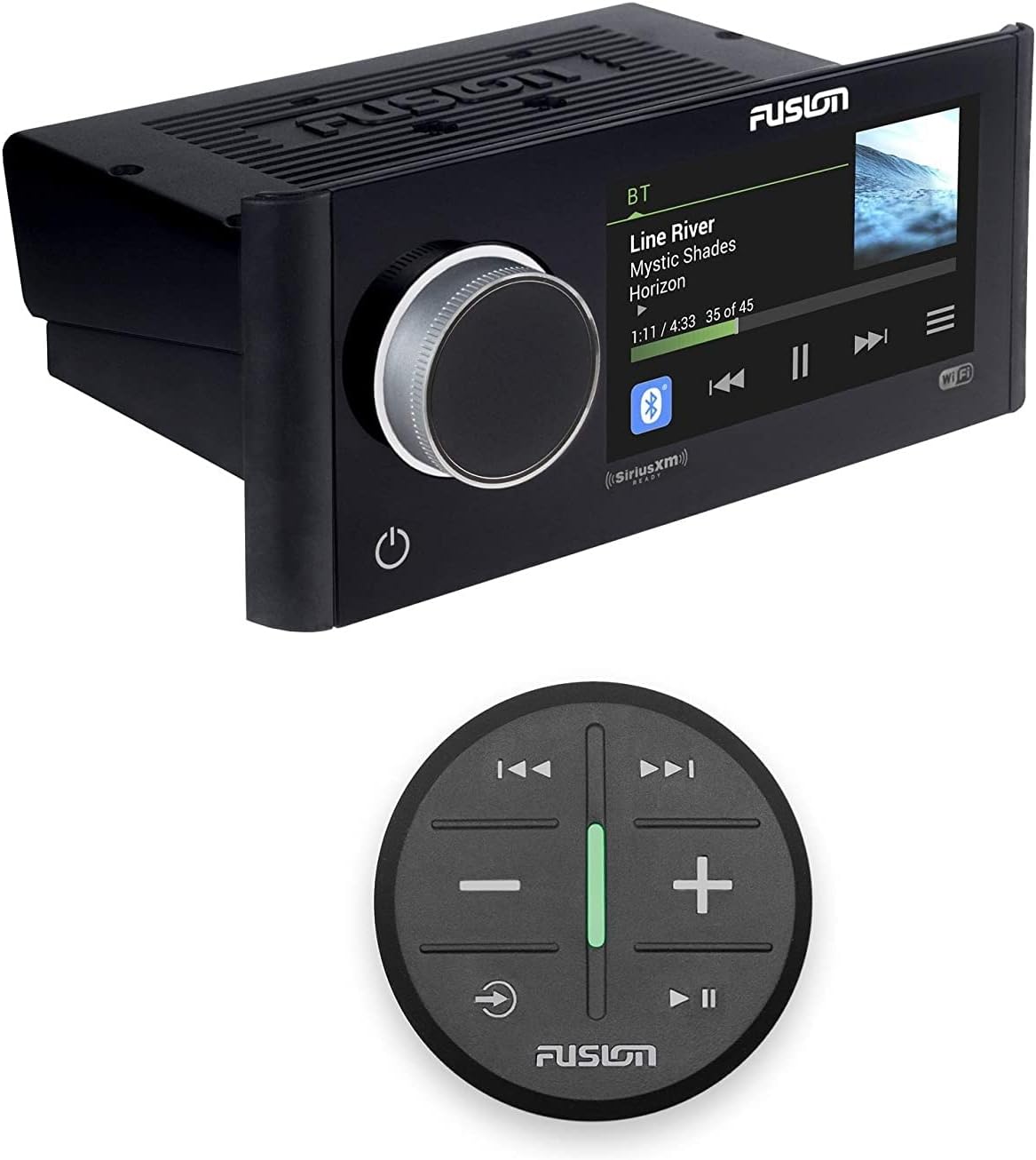 Fusion MS-RA770 Apollo Touchscreen Marine Entertainment System with Wireless Remote - Black