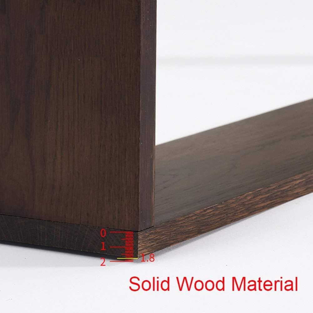 JOCHEN Wall Shelves Floating Shelves Wall Mount Set of 3, Rustic Art Decorative Display Ledges for Living Room/Bedroom/Bathroom/Farmhouse, Wood Wall Shelves (Color : Brown, Size : Set of 3)