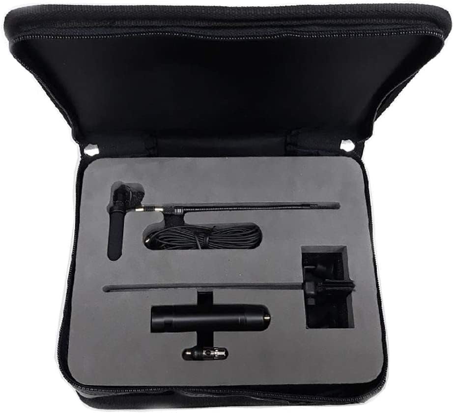 PMMB19-TA3-FLT Flute, Clarinet Musical Instrument Microphone with Flute/Clarinet Clamp & 5 Connectors